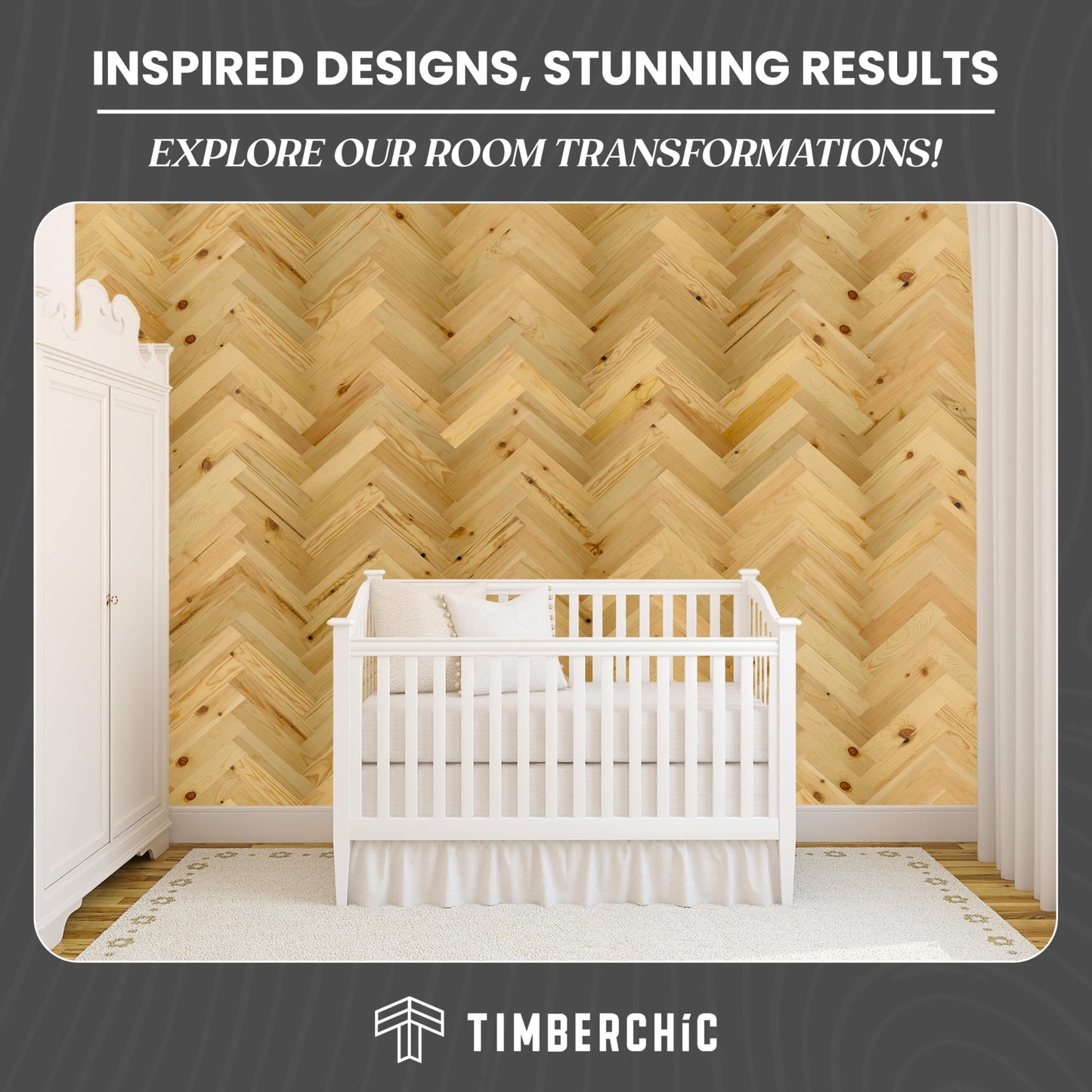 TIMBERCHiC 100% Wood Wall Planks - Made in USA - Peel-and-Stick Panels for Interior Decor - DIY Adhesive Wall Panels, Baxter Blonde (3" x 10 Sq Ft)