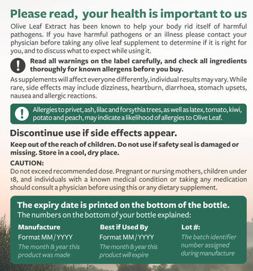 Super Strength Olive Leaf Extract Capsules - Vegan Non-GMO 750mg Olive Extract with 20% Oleuropein Antioxidant Supplement for Immunity Skin and Heart Health Support - Made in The USA (2 Month Supply)