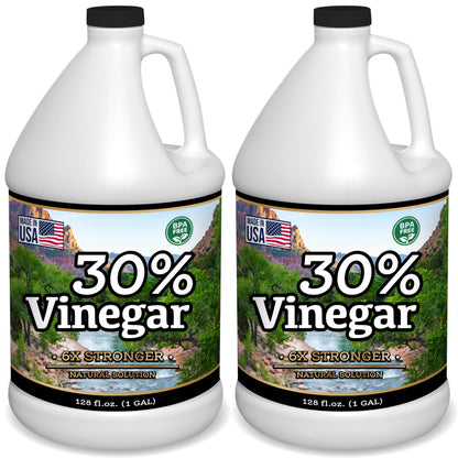 Nature's Freedom 30% Concentrated Vinegar, 2 Gallons - 6X Strength