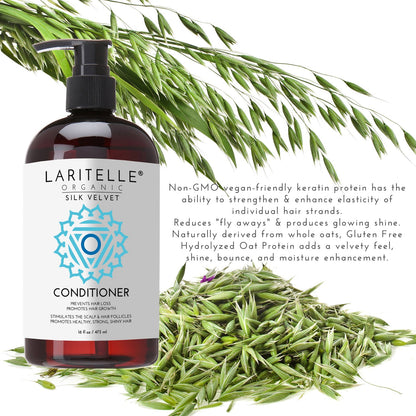Laritelle Organic Conditioner Silk Velvet 16 oz