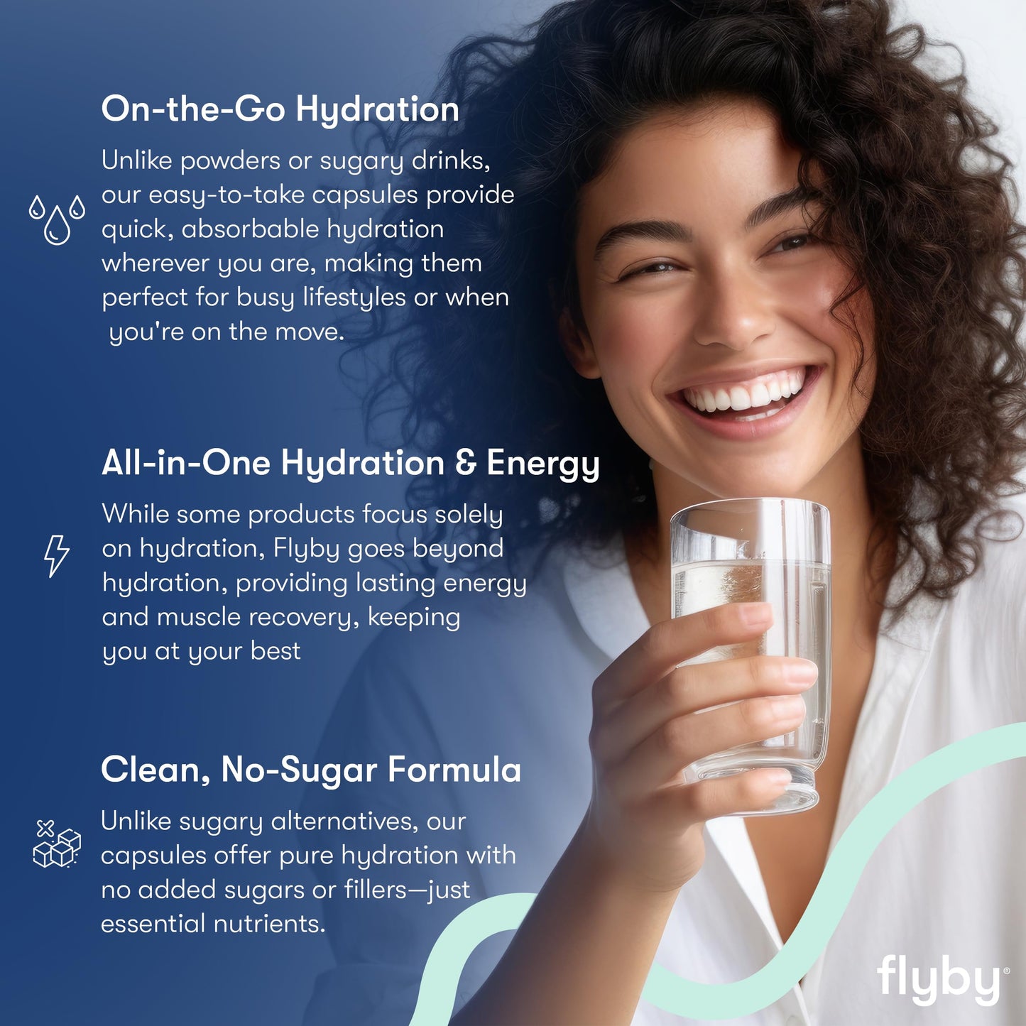 Flyby Electrolyte Capsule - Contains Sodium, Potassium, Vitamin D3, B Vitamins, Copper and Manganese | Electrolytes Recovery | Non-GMO | No Added Sugar – 60 Count