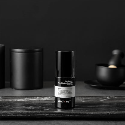 Anthony Pre-Shave and Conditioning Beard Oil, 2 Fl Oz, Contains Rosemary, Basil, Olive and Calendula Oils, Hydrates, Softens, Nourishes, and Conditions Skin