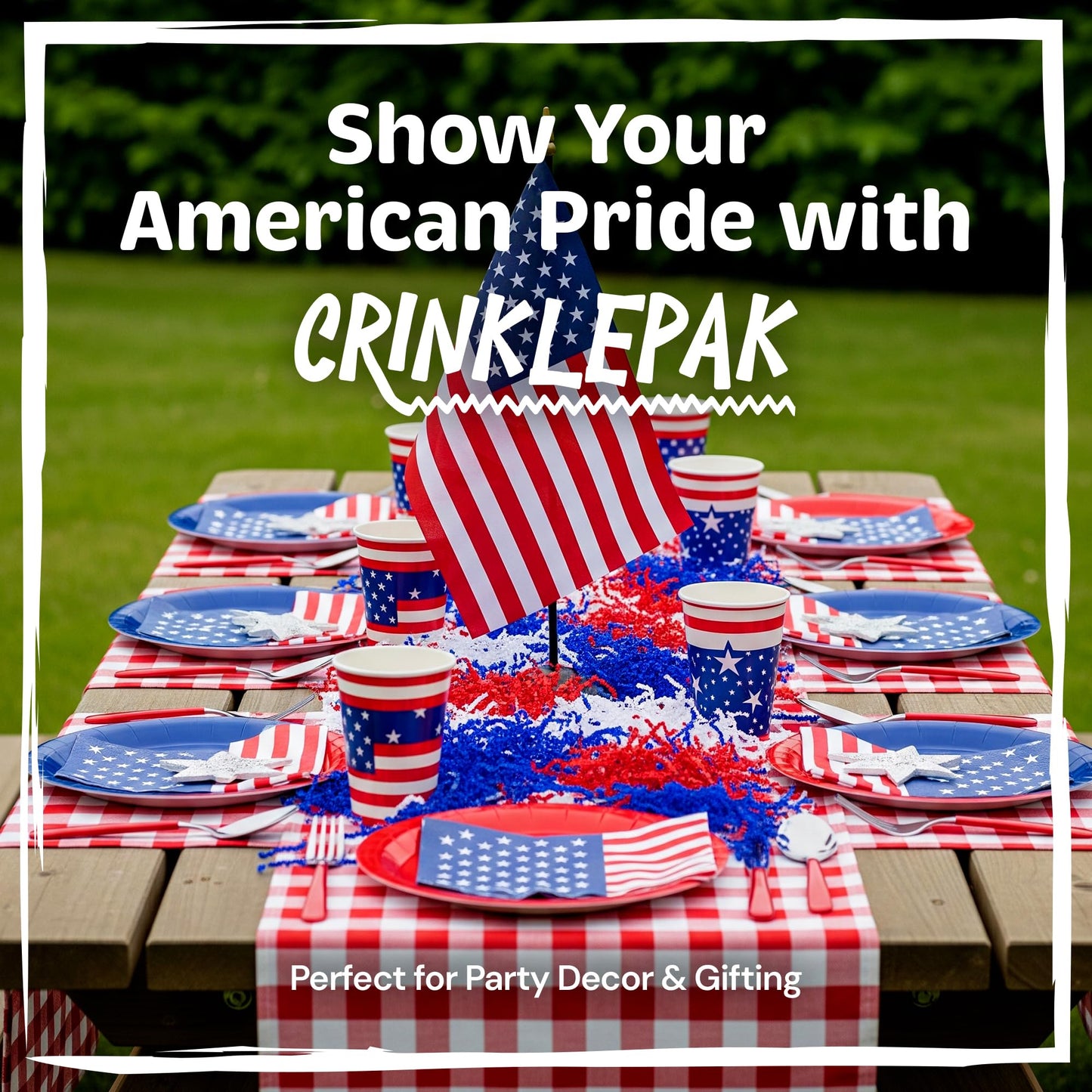 CrinklePak 1LB USA Made White Crinkle Paper Filler | Great Shredded Paper For Gift Baskets, Shipping Packages, Gift Box, Basket Filler, Birthdays, Weddings, Anniversaries | White Crinkle