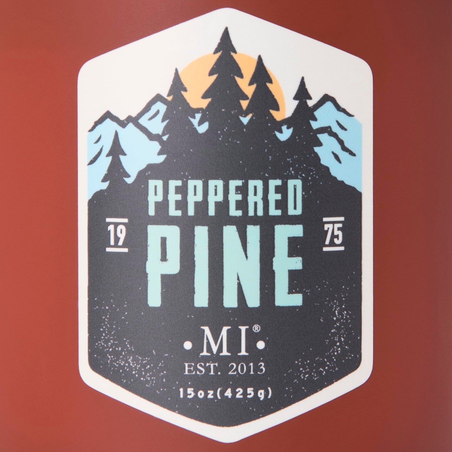 Manly Indulgence Peppered Pine Scented Candles for Men, 2 Wick, 15 oz Premium Soy Blend, 60H Burn, Candles for Home Scented – Made in The USA