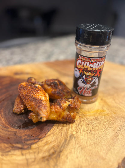 Turbo Trusser | Cluckin' Hot Rub | For Chicken, Turkey, Duck, Pork & Veggies | Perfect Blend of Smooth Heat & Flavor | Made in the USA | 6 Oz