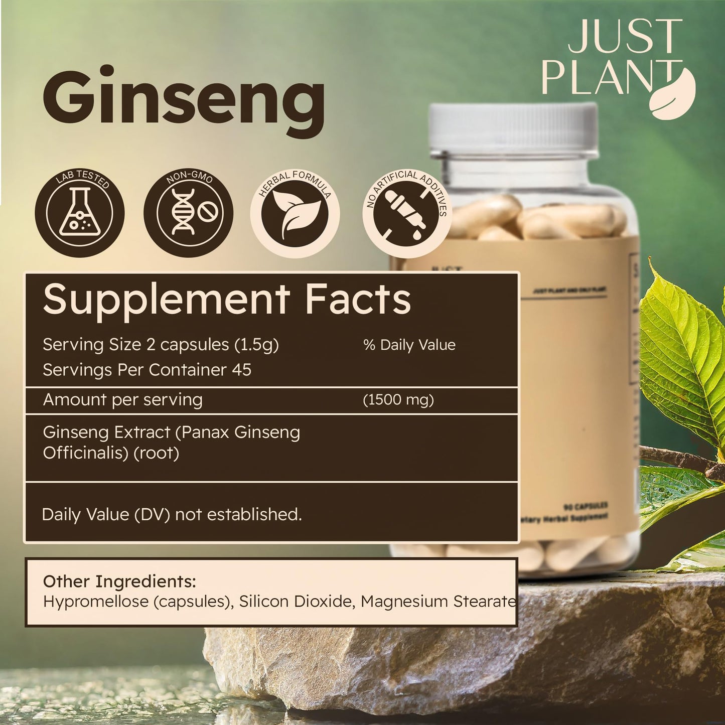 Just Plant Ginseng Root Extract