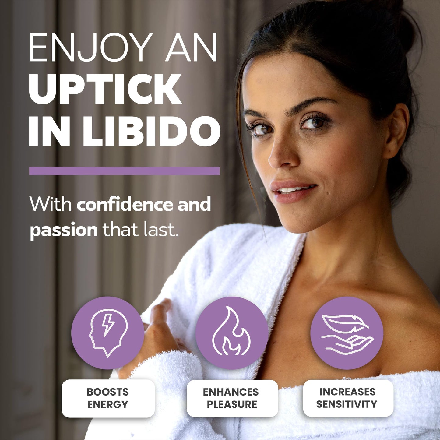 Bravado Labs Libido Enhancer Supplement - Female Libido Booster for Women - Drive, Energy, Mood, Intimacy and Performance Enhancement Pills - with Maca Root, Ashwagandha, Dong Quai - 60 ct