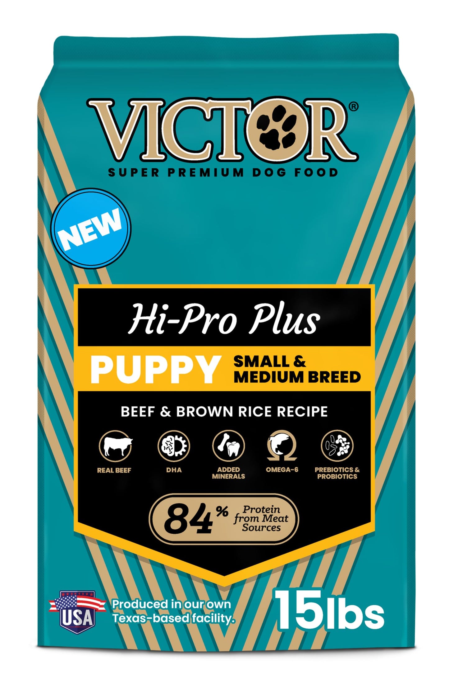 VICTOR Classic - Hi-Pro Small & Medium Breed Puppy, 15-lb