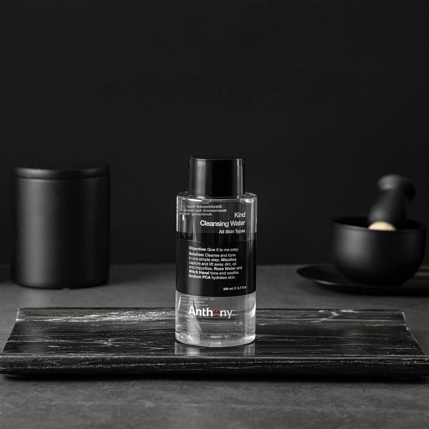 Anthony All Purpose Facial Moisturizer, 3 Fl Oz Kind Cleansing Water 6.7 Fl Oz.