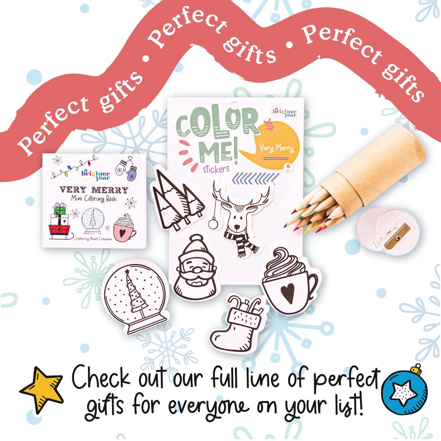 A Brighter Year Color Your Own Post-It Notes Bundle - 3 Sticky Note Pads - 3” x 3” Self Stick Notes - Coffee, Plant, & Space Themes -School, Office, Home, Travel, Notebook - Relaxation, Stress Relief