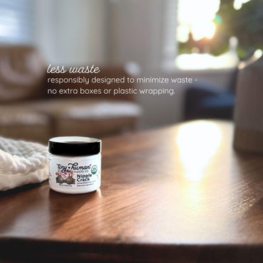 Organic Nipple Cream, Nipple Crack Lanolin Free Nipple Butter, Balm for Breastfeeding Mother, No Need to Wash Off, Safe for Baby and Mama