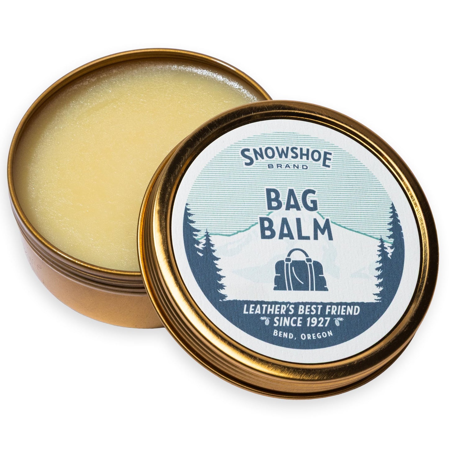Snowshoe Balm for Bags, Made in USA Since 1927 - Protect, Condition, Restore & Waterproof - Leather Conditioner for Purses, Bags, Totes, Briefcases, Travel Bags & Leather Luggage (4 oz)
