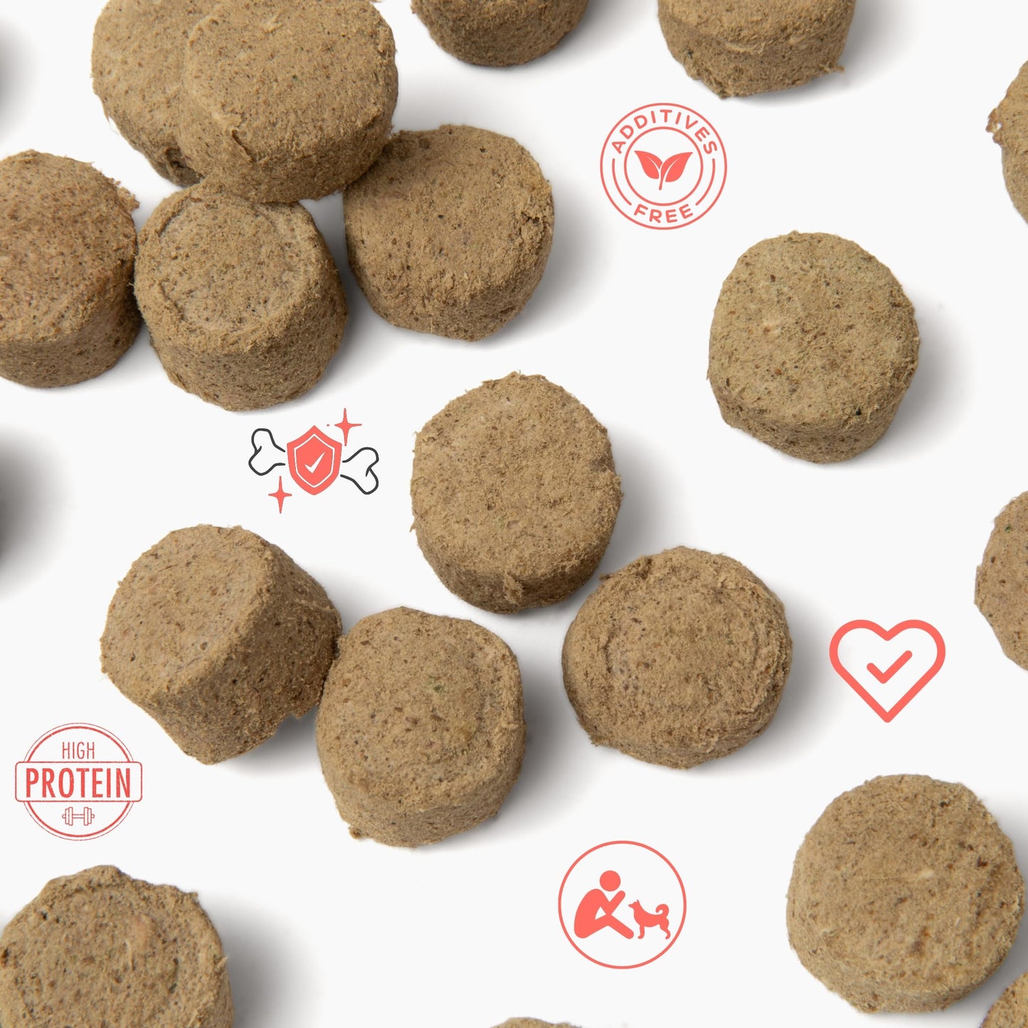 Visionary Pet Foods Beef Freeze Dried Real Meat Dog Treats, 310x Healthy Treats, Low Carb, Grain Free – Organic, Human Grade Food, Freeze Dried Dog Training Treats, Value Size 25oz