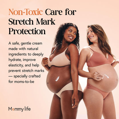Stretch Mark Cream for Pregnancy – Non-Toxic Preggie Paste Belly Butter from Taylor's Postpartum Essentials, Pregnancy Must Haves, Belly Firming Cream with Manuka Honey & Vitamin E, 3.7oz Tummy Butter
