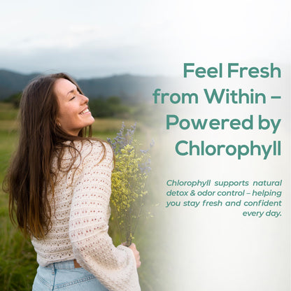 HARMONIFY Chlorophyll Capsules 450mg, Natural Chlorophyll Pills for Women & Men – Highly Bioavailable Chlorophyll Supplement – 120 Capsules