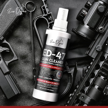 Evo Dyne 2-Pack Gun Cleaner Spray (8oz Per Bottle), Made in USA | All-in-One Lubricant & Gun Cleaner - Penetrates Carbon Deposits, Metals & Residue