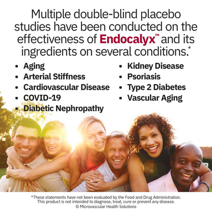 MYBODYRX Endocalyx Supplement - Endothelial Glycocalyx Support 60 Capsules - Vascular & Microcirculation Health - Clinically-Studied - Patented - Supports Nitric Oxide Functions