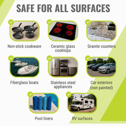 Wet-It Skrubba Non-Scratch Scouring Pad – European Scrubby Sponge for Kitchen Cleaning, Pots, Pans, Glass & Cookware – Durable Reusable Pad with Fun Chicken Design