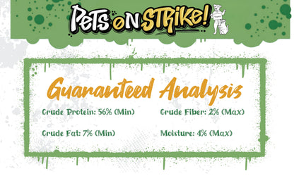 PETS ON STRIKE Freeze Dried Bison Liver for Dogs & Cats – Single Ingredient Dog Treats – USA Sourced & Made – High Protein, All Natural, Grain Free – Raw Freeze-Dried Training Treats (3oz)