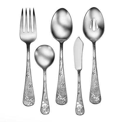 Liberty Tabletop Holidays 65pc Flatware Set Service For 12 Serving Set Included MADE IN USA