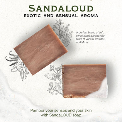 ILS Soap co - SandalOUD (Sandalwood and Oud) - Made in USA - All Natural Bath Soaps for All Skin Types - Plant Based, Cold Process and Handmade