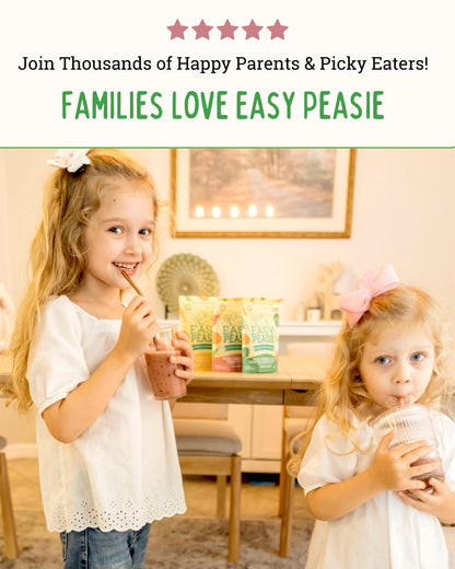Easy Peasie Organic Veggie Powder Blends for Kids and Picky Eaters | Hidden Vegetable Powder Additive for Meals and Smoothies (3-Pack Pouches: Green, Red, and Original - each 2oz)