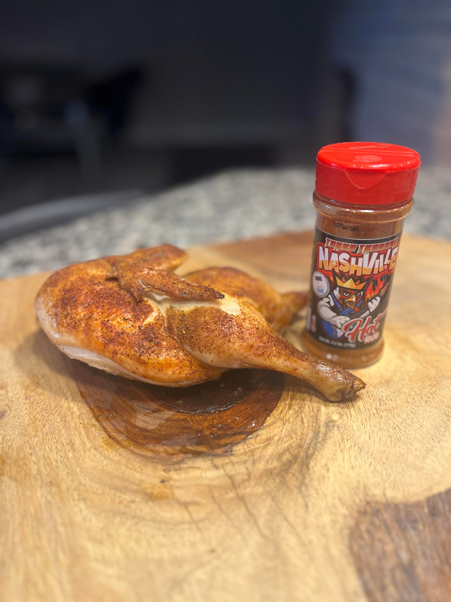 Turbo Trusser | Nashville Hot Rub | For Chicken, Turkey, Duck, Pork & Veggies | Signature Fiery Flavor of Nashville Hot | Made in the USA | 4.2 Oz