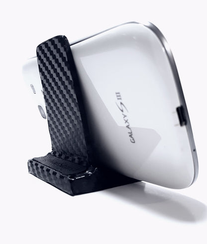 PhoneStand’s Black Universal Desktop Cell Phone Holder Ideal for All Smartphones (Made in The USA)