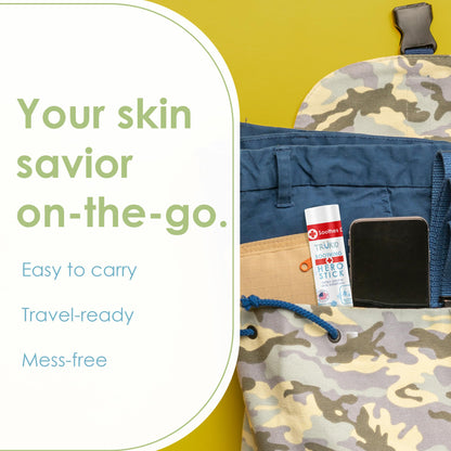 TruKid Hero Stick – Bug Bite Itch Relief for Kids, Toddlers, Baby Travel Essential & Diaper Bag Must-Have, Natural Soothing Boo Boo Stick Anti Itch Balm for Mosquito Bites 0.55oz