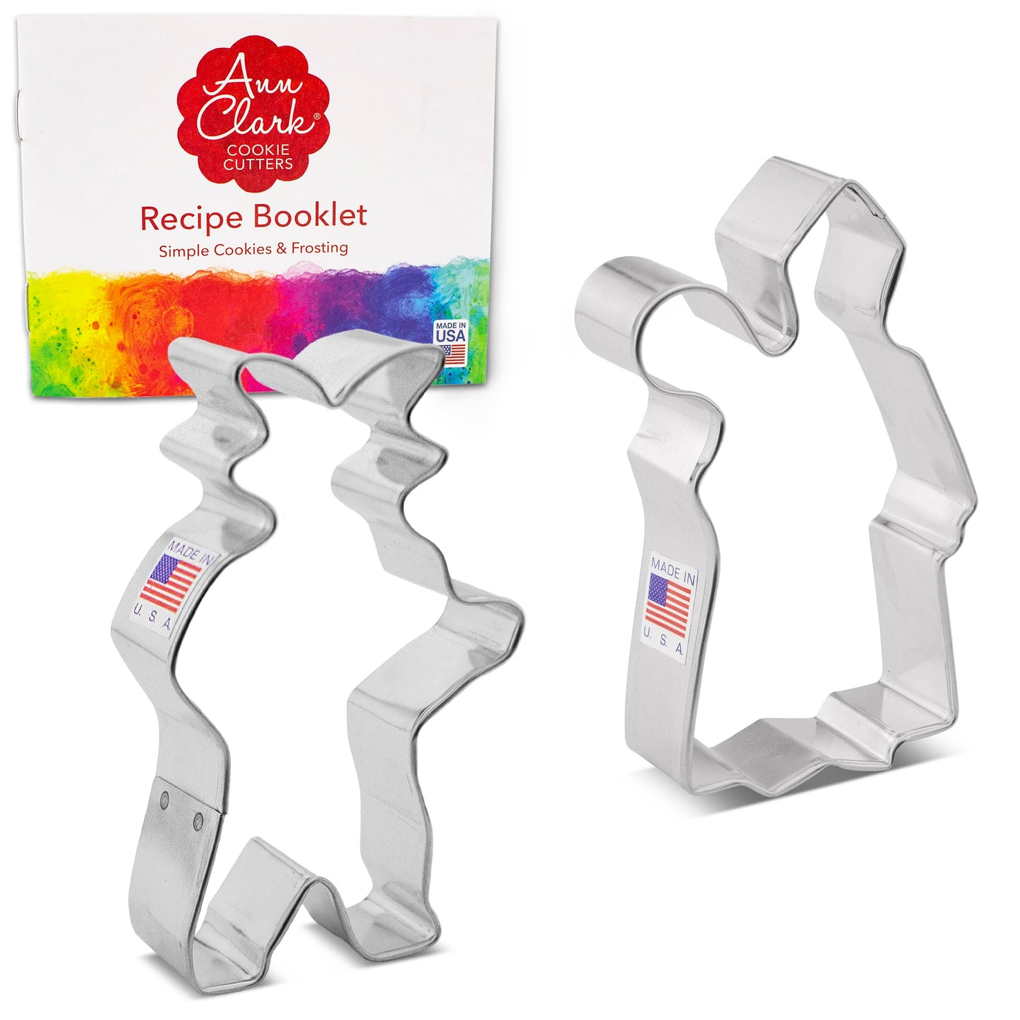 Christmas Folklore 2-Pc. Cookie Cutter Set Made in the USA by Ann Clark, Krampus, Saint Nicholas