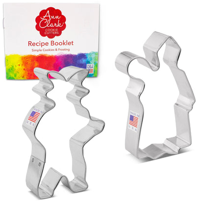 Christmas Folklore 2-Pc. Cookie Cutter Set Made in the USA by Ann Clark, Krampus, Saint Nicholas