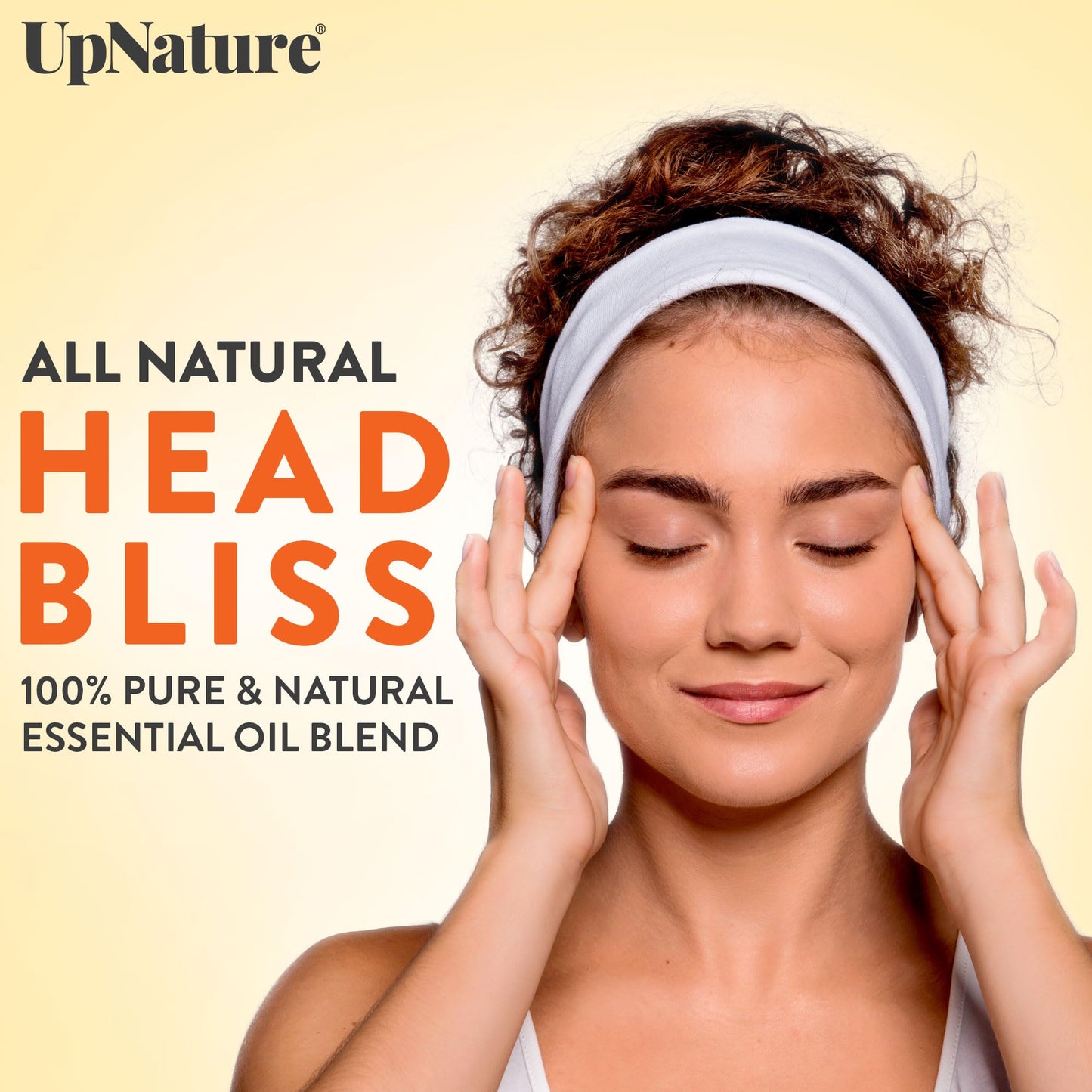 UpNature Head Bliss Essential Oil Roll On – Soothing Migraine and Head Tension Comfort with Instant Cooling Effect – Nurse Accessories Gifts