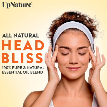 UpNature Head Bliss Essential Oil Roll On – Soothing Migraine and Head Tension Comfort with Instant Cooling Effect – Nurse Accessories Gifts