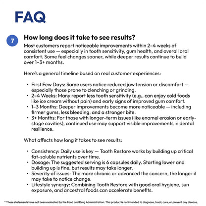 Strong Jaw Tooth Restore for Adults with Remineralizing Gum Support 180 Capsules Made in USA - Teeth Vitamins for Strong Teeth Bone Health Supplement Calcium VitaminD3 Hydroxyapatite Enamel Repair