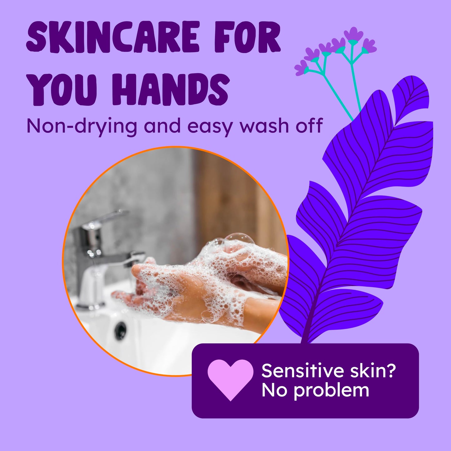 Originally Yellow Plant-Based Hand Soap All Natural Infused with Organic Lavender | Gentle Natural Hand Soap | Pet & Baby-Safe Soap, 16 Fl Oz (3-Pack)
