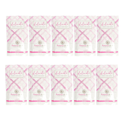 FOREVER NEW Granular Detergent Powder - Delicate Laundry Care Wash - Original Scented, 1 oz Travel Packets x10