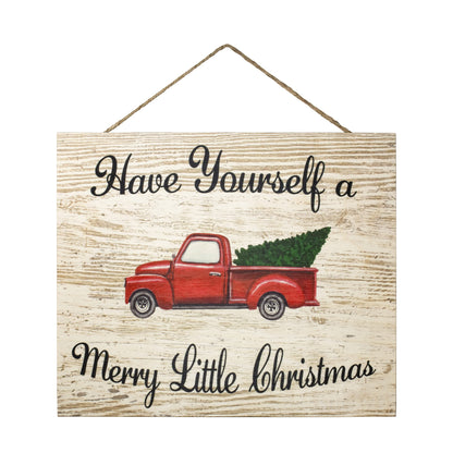 Have Yourself a Merry Little Christmas Wooden Sign and Wall Decor, Farmhouse Christmas, Made in USA