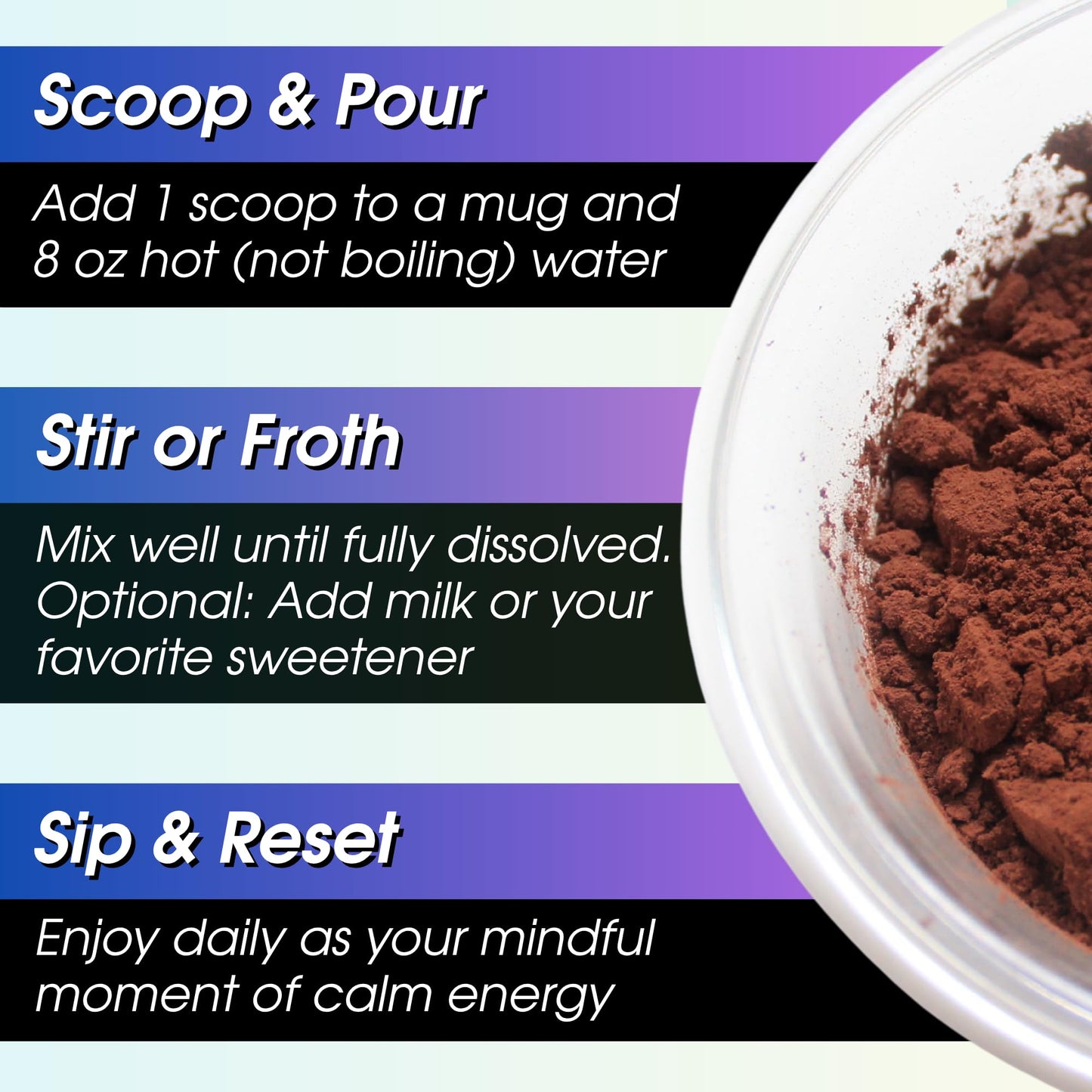 Instant Mushroom Powder 10:1 – Cordyceps Mushroom Supplement with Reishi, Chaga & Shiitake – Caffeine-Free Nighttime Drink with B6, B12, D + Probiotics – Best Mushroom Coffee Organic Blend (Sweet)