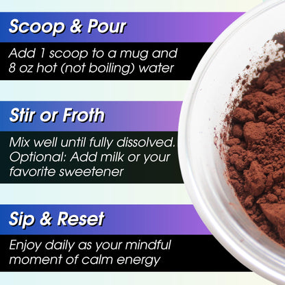 Instant Mushroom Powder 10:1 – Cordyceps Mushroom Supplement with Reishi, Chaga & Shiitake – Caffeine-Free Nighttime Drink with B6, B12, D + Probiotics – Best Mushroom Coffee Organic Blend (Sweet)