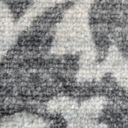 Maples Rugs Exeter Floral Area Rugs – Made in USA – Washable, Non Slip Indoor Carpet for Entryway, Foyer, Kitchen, and Bathroom, 30" x 46", Grey