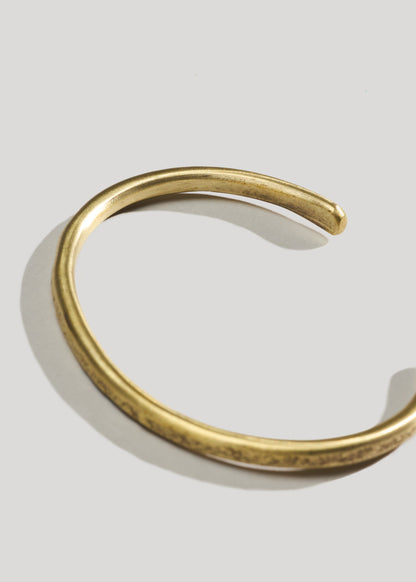 Billy Made For Friends Thin Brass Bar Cuff