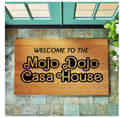 Welcome to The Mojo Dojo Casa House Doormat | Welcome Door Mat | New Home Gift | Movie Doormat | Home Decor | Closing Gift | Front Door | Made in the USA stk1977