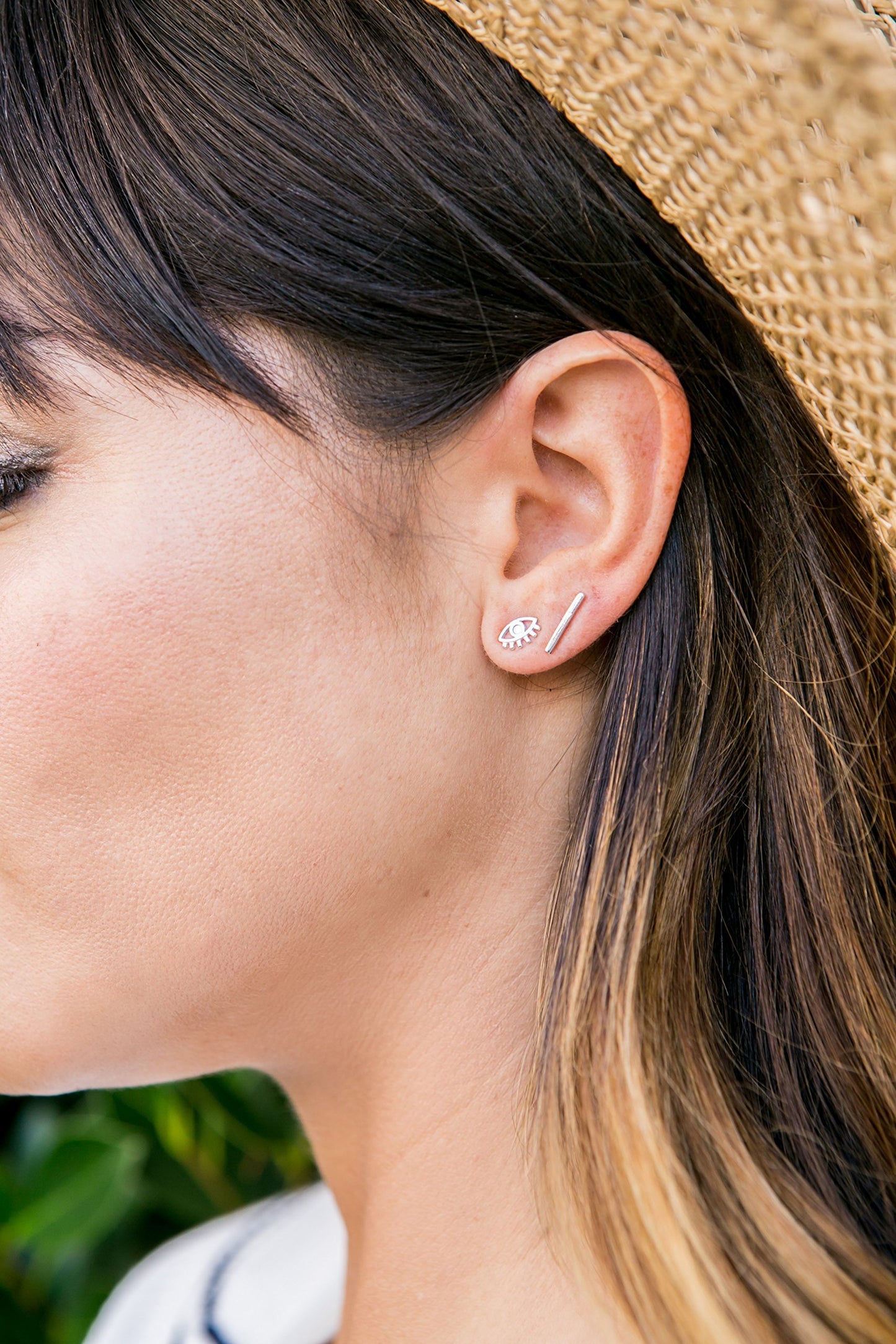Evil Eye Studs, Nickel Free and Made in America