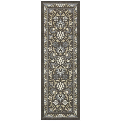 Maples Rugs Florence Runner Rug Non Slip Washable Hallway Entry Carpet [Made in USA]