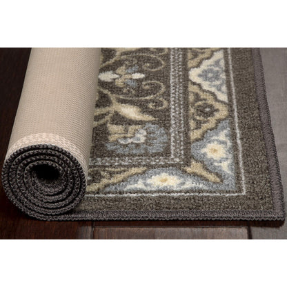 Maples Rugs Florence Runner Rug Non Slip Washable Hallway Entry Carpet [Made in USA]