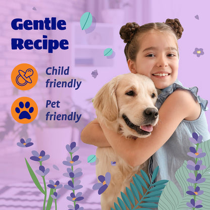 Originally Yellow Lavender Vinegar All Purpose Cleaning Spray | Distilled Cleaning Vinegar For Every Room In the House | Plant-Derived All Purpose Cleaner | Living Room, Bathroom, & Kitchen | 3 Pack