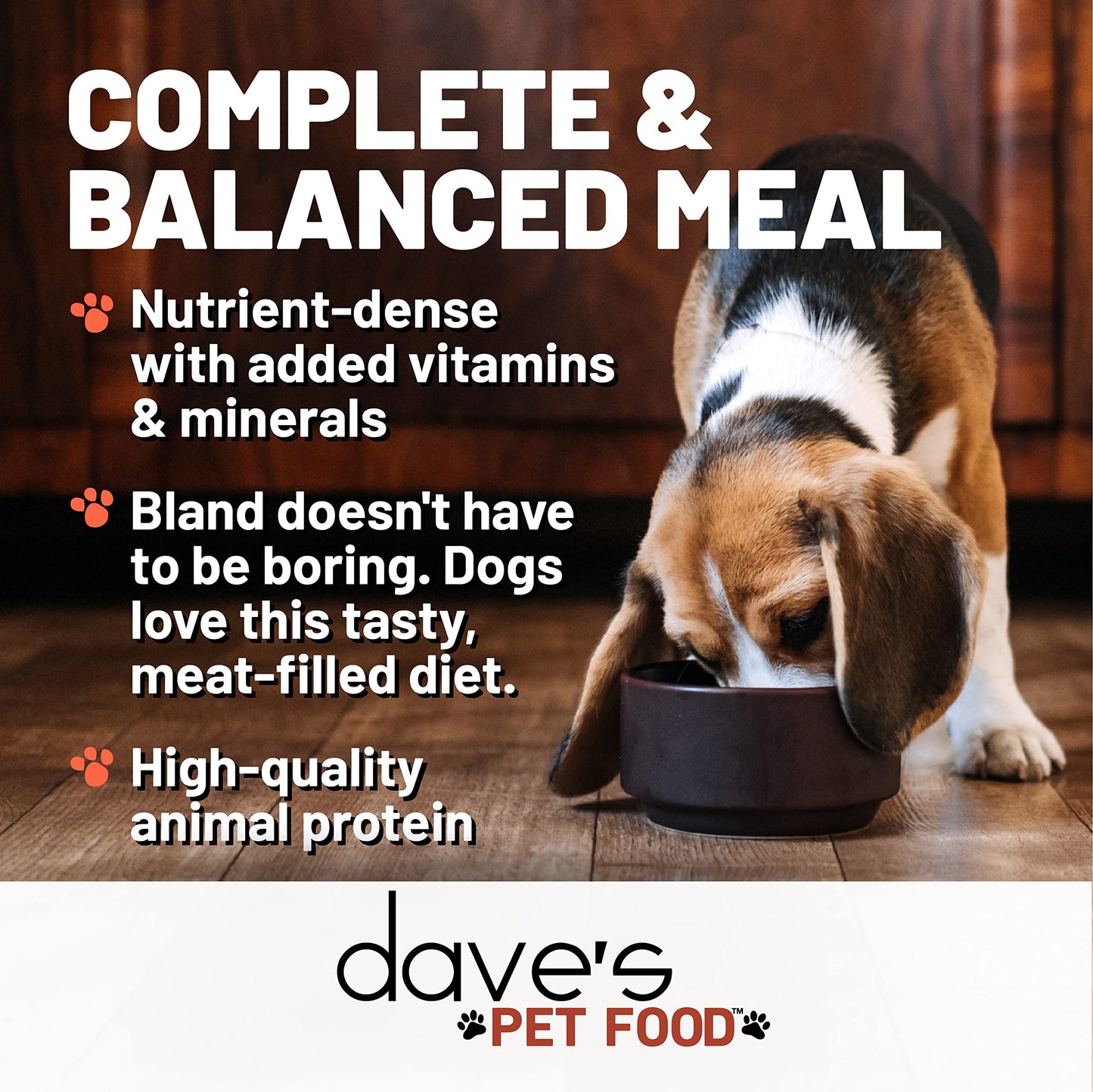 Dave's Pet Food Grain Free Wet Dog Food (95% Beef & Beef Liver), Made in USA Single-Source Protein, Limited Ingredients Added Vitamins & Minerals, 12.5 oz Cans (12 Pack)