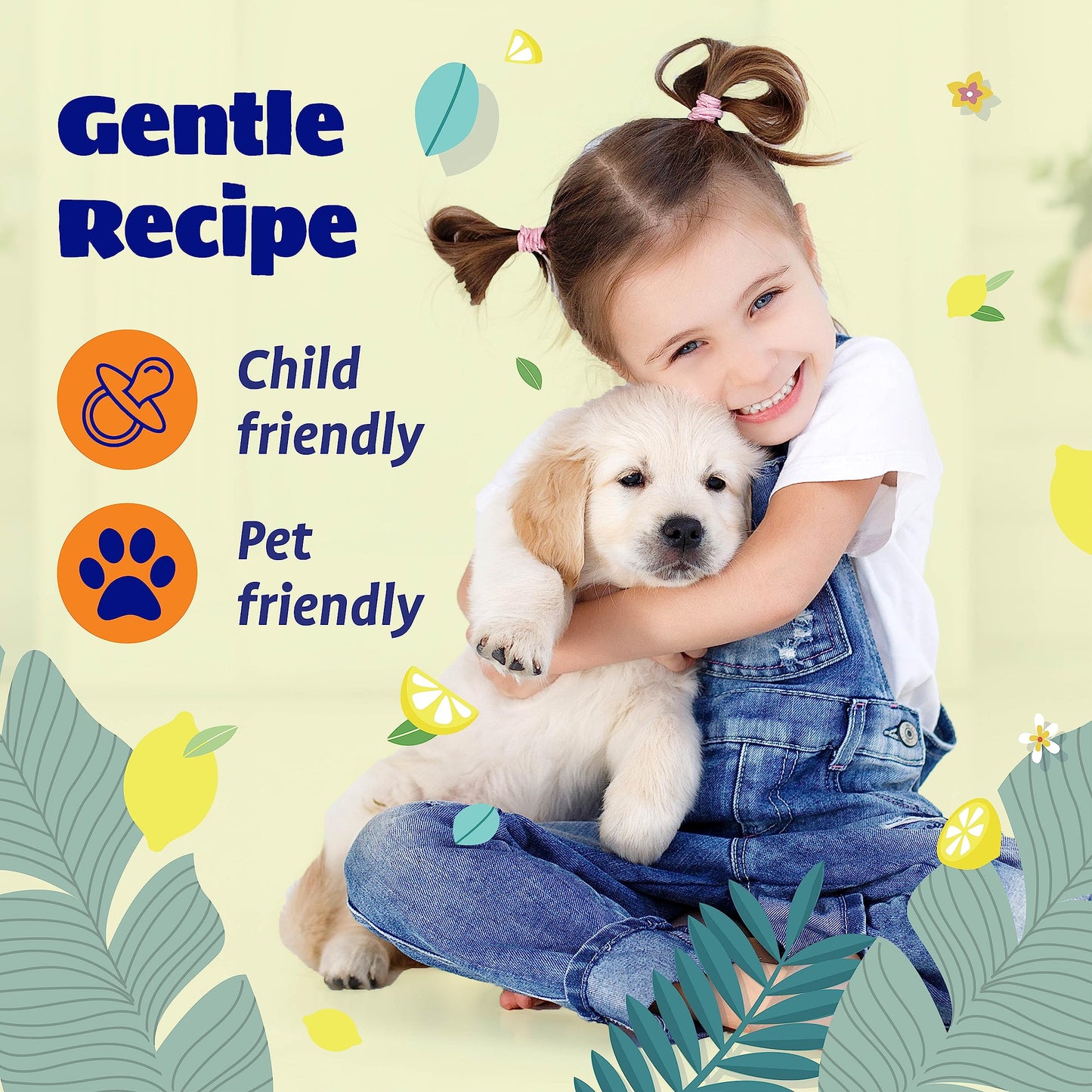 Originally Yellow Lemon Vinegar All Purpose Cleaning Spray | Distilled Cleaning Vinegar For Every Room In the House | Plant-Derived All Purpose Cleaner | Living Room, Bathroom, & Kitchen | 3 Pack