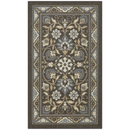 Maples Rugs Florence Kitchen Rugs Non Skid Washable Accent Area Carpet [Made in USA], 1'8 x 2'10, Light Brown