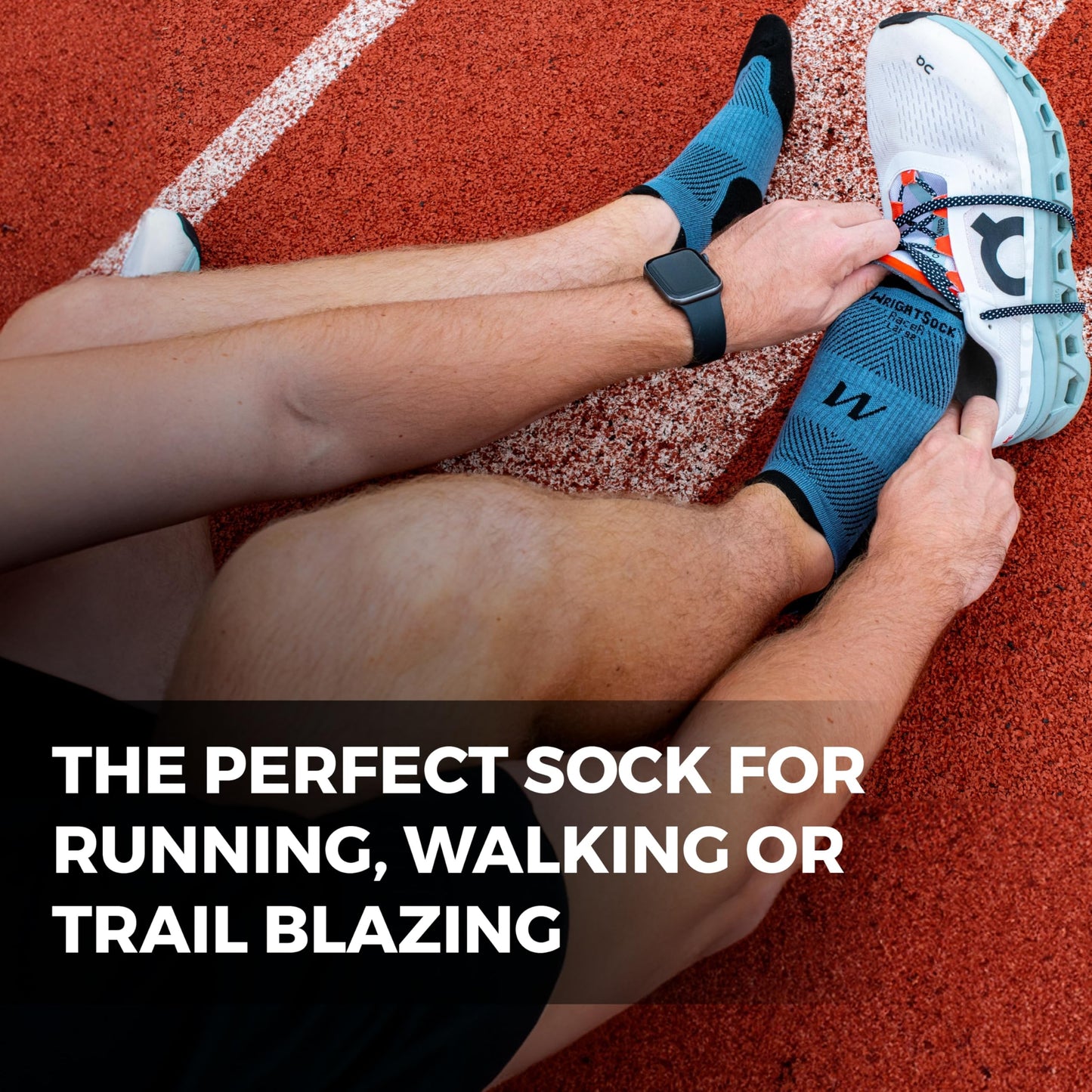 Wrightsock Racer Tab Running Socks for Men and Women - Eco-Friendly, Athletics Socks with our Contoured Foot Design - American Made with Moisture Regulation